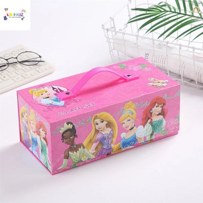 54 Art Set Crayon Oil Paint Colour Pencil Colour Marker Pencil Melukis Mainan Drawing Kid Draw Lukis Toy Play