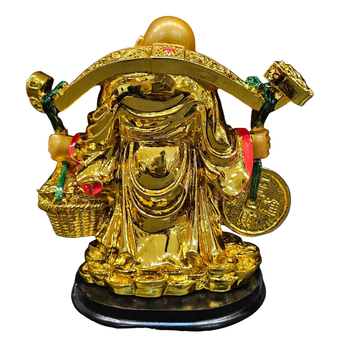 Laughing Buddha Polyresine Feng Shui|Show Piece|Gift Item |Vastu|Decorative Showpiece for Home Décor|Office Desk Table