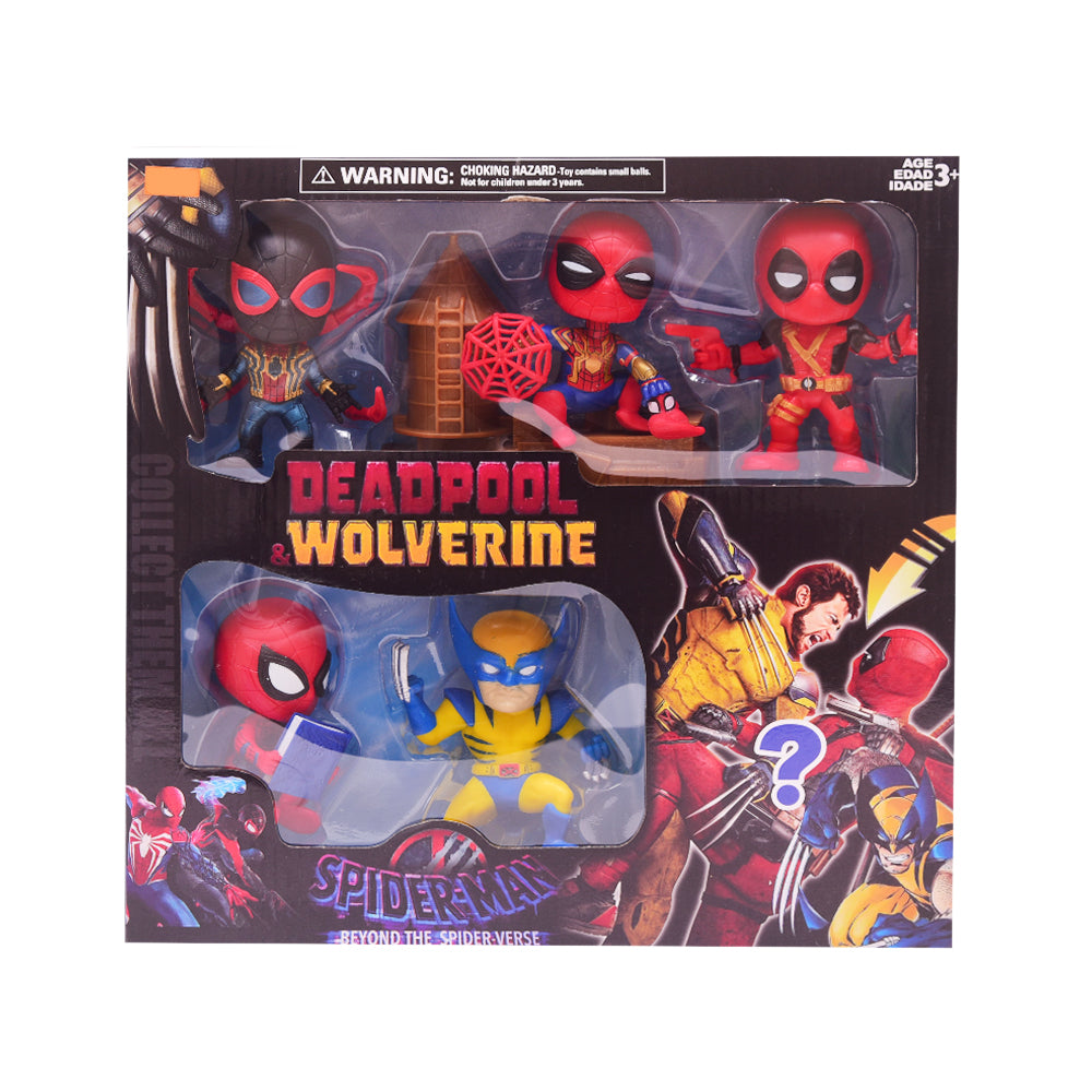 Deadpool & wolverine 5pcs set Action Figures
