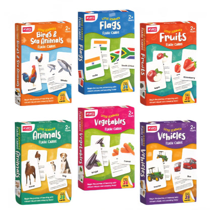 Aryans Little Learner Flash Cards (28 Cards) 6 Mix Design