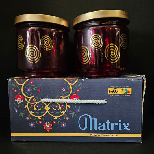 Eagle new Era of glassware matrix 2 piece set Exclusive jar for multi purpose usage
