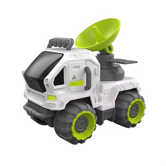 Space Vehicle Set Friction Powered Pretend Play Truck Toy for Kids Boys Space Project Satalite Vehicles Toddler Mini Chandrayan Vehicle Toy