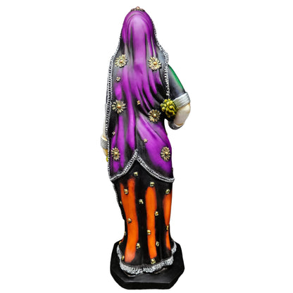 Rajasthani Traditional women Polyresin Statue Showpiece Figurine for gifting & home Decor
