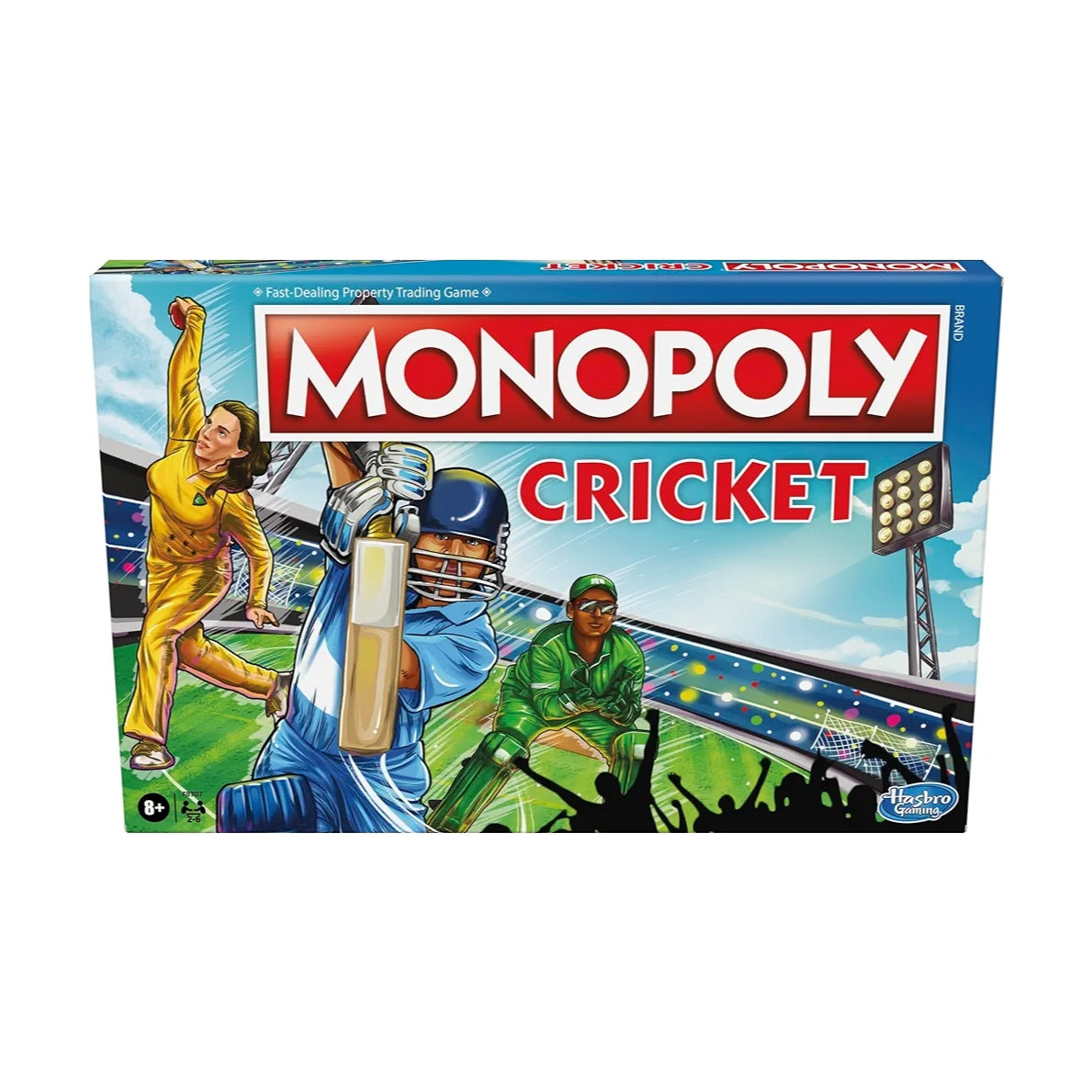 Monopoly Cricket Board Game | Cricket-Themed Monopoly Board Game for Families and Kids | for Ages 8+ | for 2 to 6 Players | Christmas Gift for Kids & FamiliesMonopoly Cricket Board Game | Cricket-Themed Monopoly Board Game for Families and Kids | for Ages
