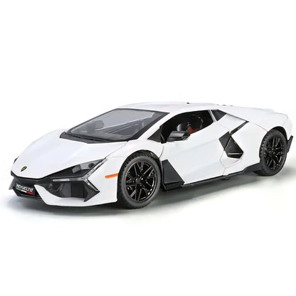 Lamborghini Alloy Metal Pull Back Die-cast Car Model with Sound Light Mini Auto Toy for Kids Metal Model Toy Car with Sound and Light