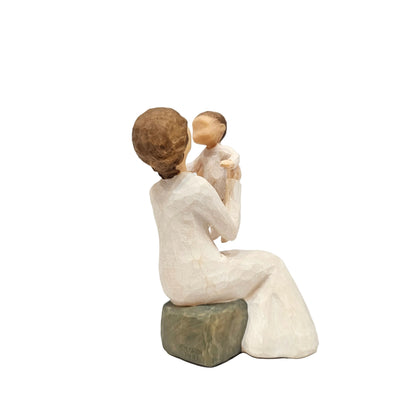 Willow Tree figurine,hand-painted resin sculpture depicting a tender moment between a parent and child Showpiece
