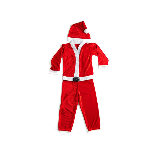 Premium Santa Boy Dress with jacket,Trousers,Belt&Cap for ages 4-6 years