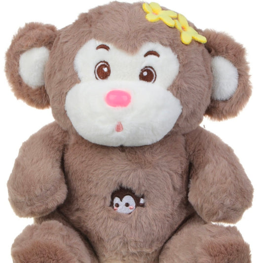 Monkey premium soft fur stuffed soft toy