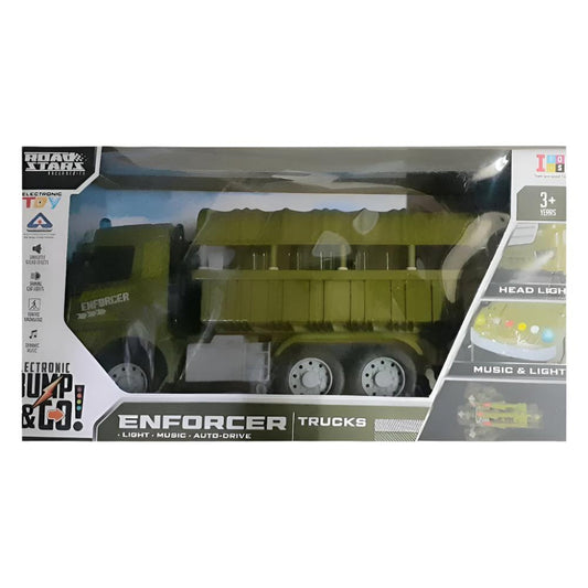 IToys Road Stars Electronic Bump & Go Enforcer Truck