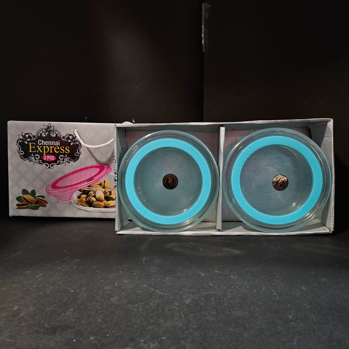 Chennai Express 2pcs set Big size Bowls with lid for Return gifting