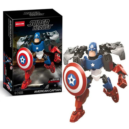 Super heros Captain America Action Figure toy set