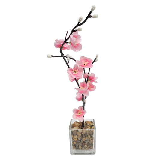 Artificial Silk Plum Blossom Home Room Wedding Party Craft Decor Light Pink