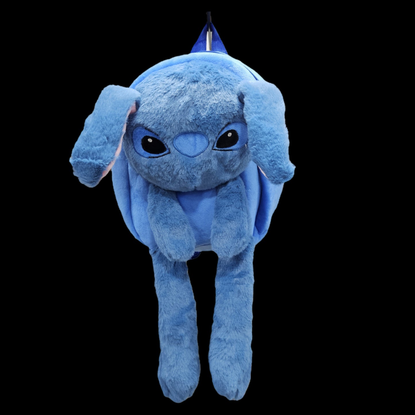 Cartoon character themed soft fur backpack for kids
