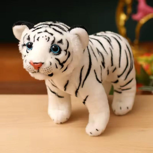 Siberian White Tiger Soft Stuffed Plush Toy