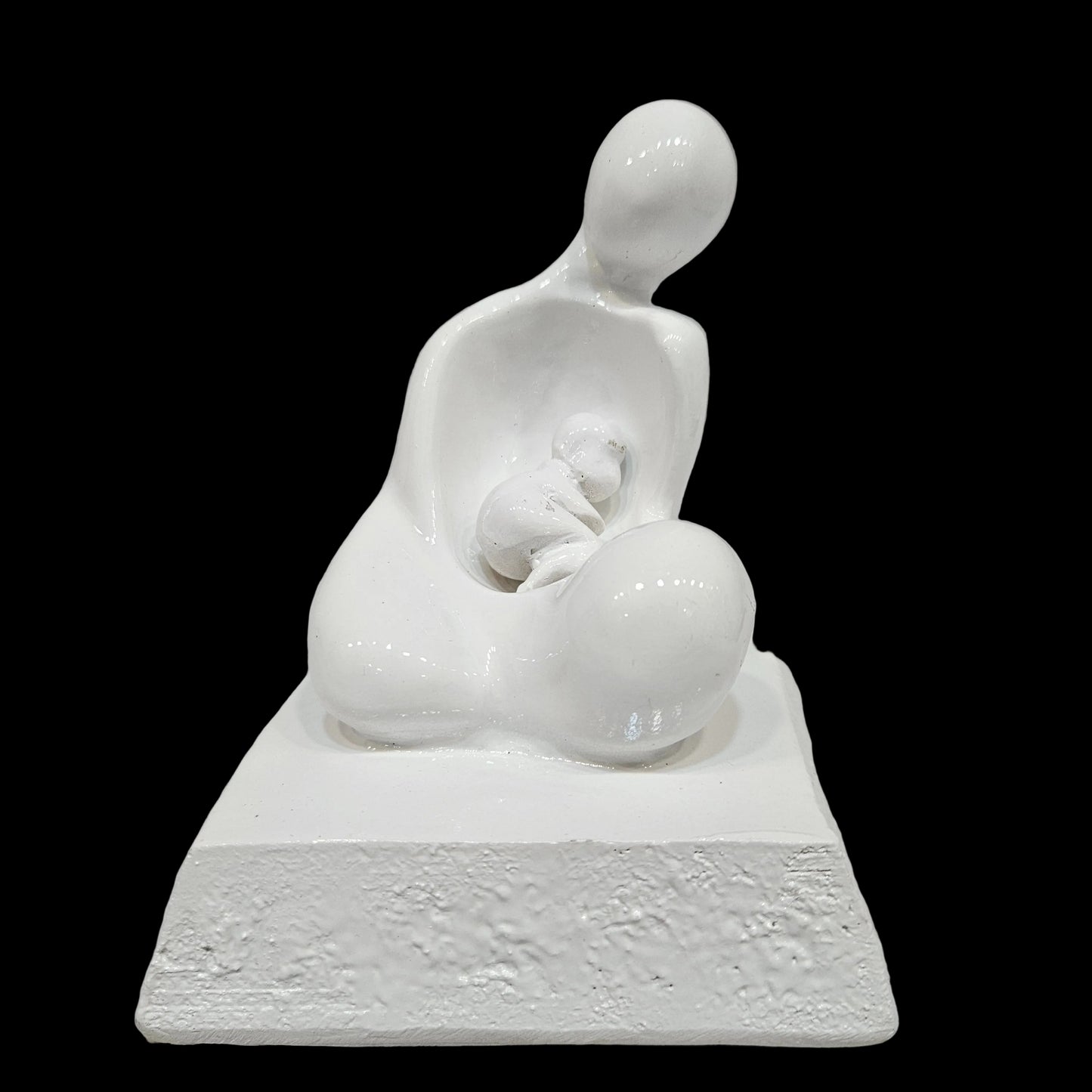 Mother Child Statue Showpiece for Home Decor Office Table Decoration - Baby Shower for Mom, to Be Mom Handcrafted Figurine Mother Baby Showpiece
