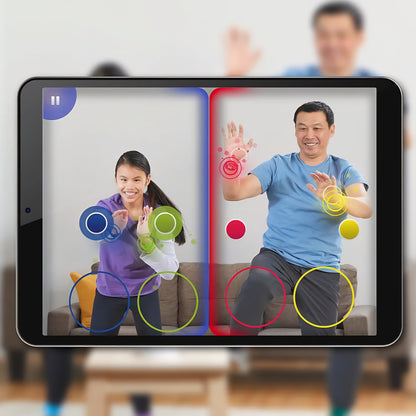 Twister Air Game | AR App Play Game with Wrist and Ankle Bands | Links to Smart Devices | Active Party Games for Kids and Adults | Ages 8+