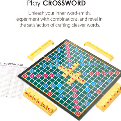 Brilliant 2 in 1 Crossword & Mental Maths Classic Board Games Board Game Accessories