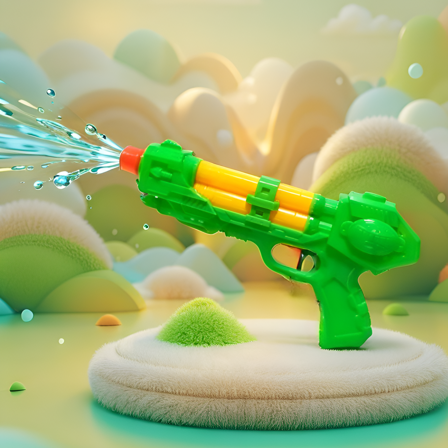 Compact Force – Mini Water Spray Pistol | Long Range Portable Holi Water Blaster Toy