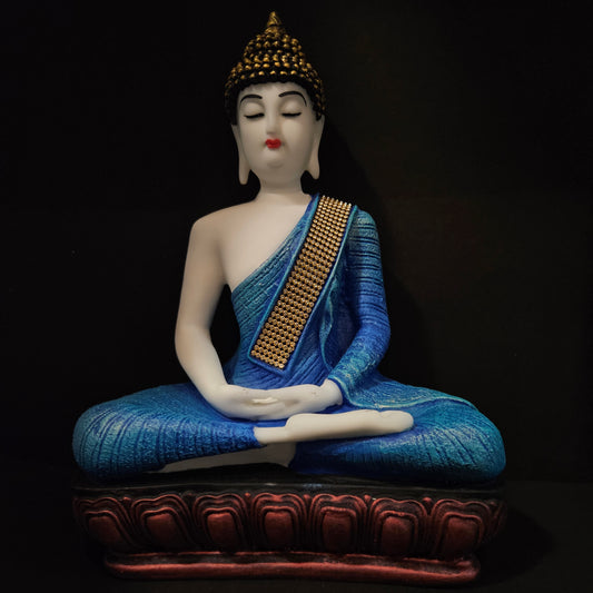 Lord Buddha with attractive stones designe sitting for home & Pooja room decor