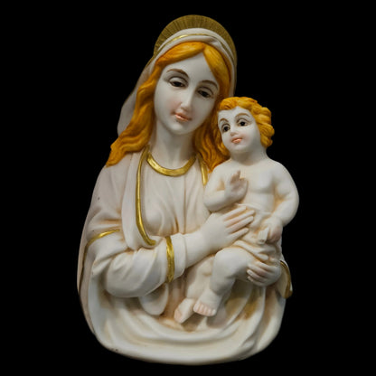 Mother Mary with child Jesus Sculpture Statue showpiece Figurine