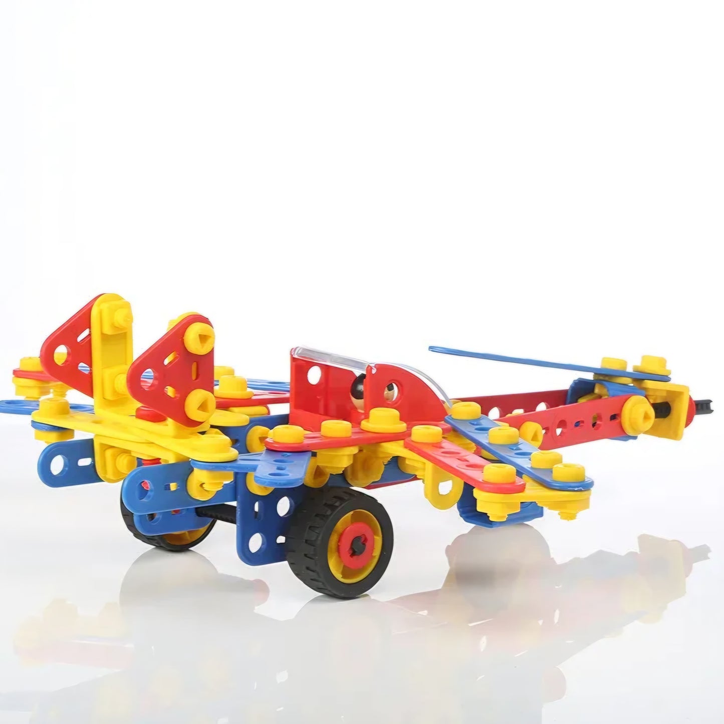 Plastic Mechanix Planes-3, 15 Models STEM Toy, Building and Construction Set for Boys and Girls Age 5+ Years