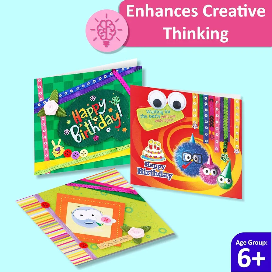 Happy kidz Make your own Greeting cards craft kit set to enhance creative skills in your kids