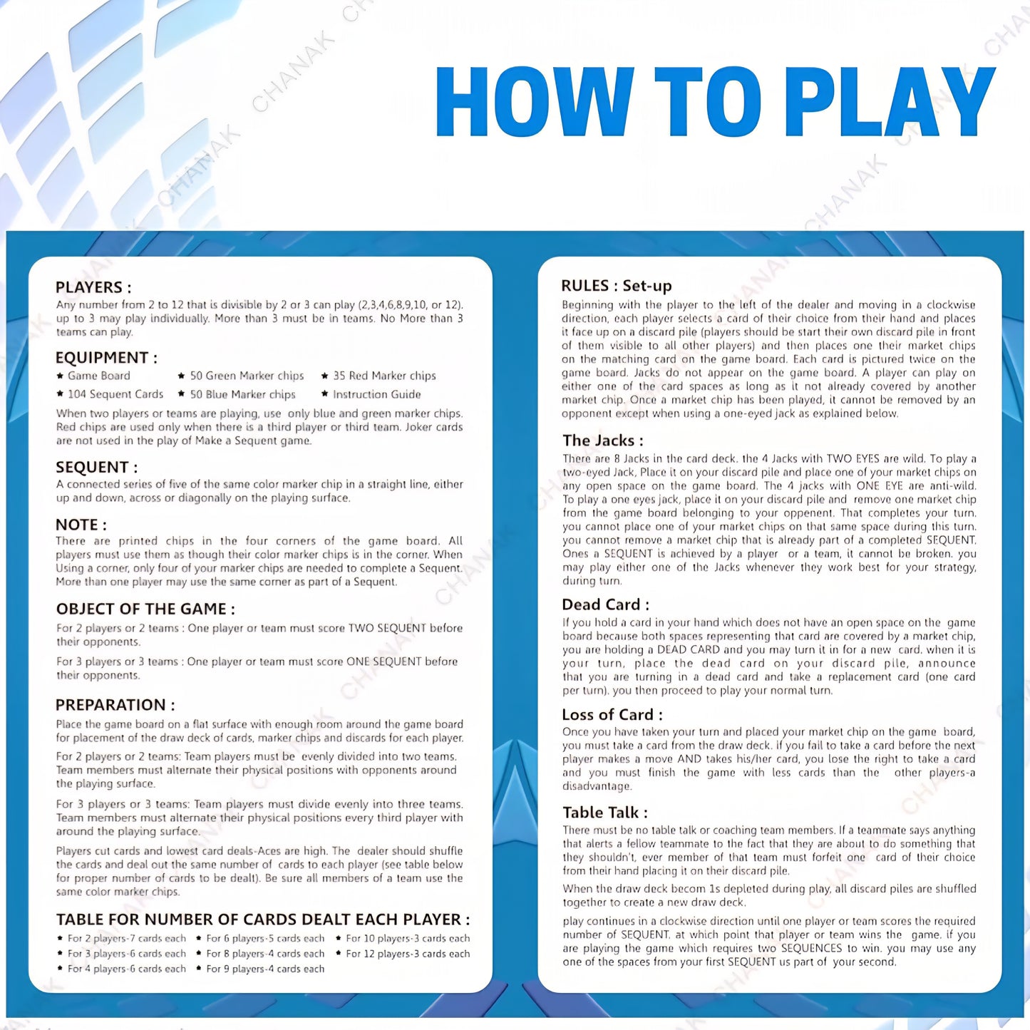 Make A Sequent Board Game, Strategy & Logic Challenging Game with Foldable Board, Plastic Chips & Cards, for Kids Above 7 Years