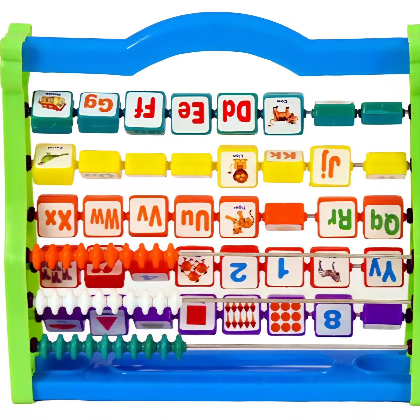 RATNA'S Educational Learning Frame for Kids to Learn Alphabet, Numbers, Counting, Colours