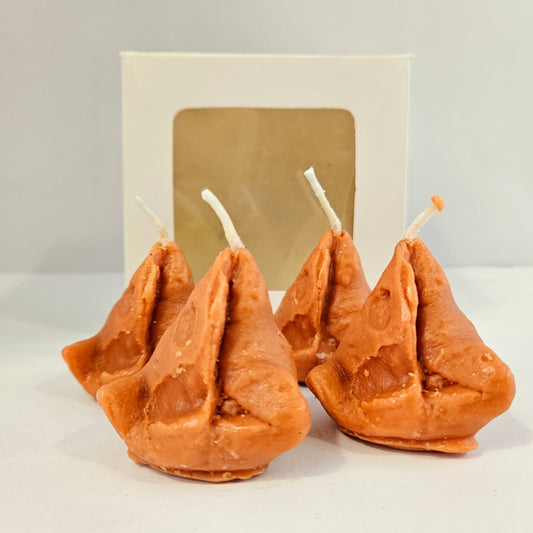 Samosa Candles Pack of 4 Wax Scented Candles