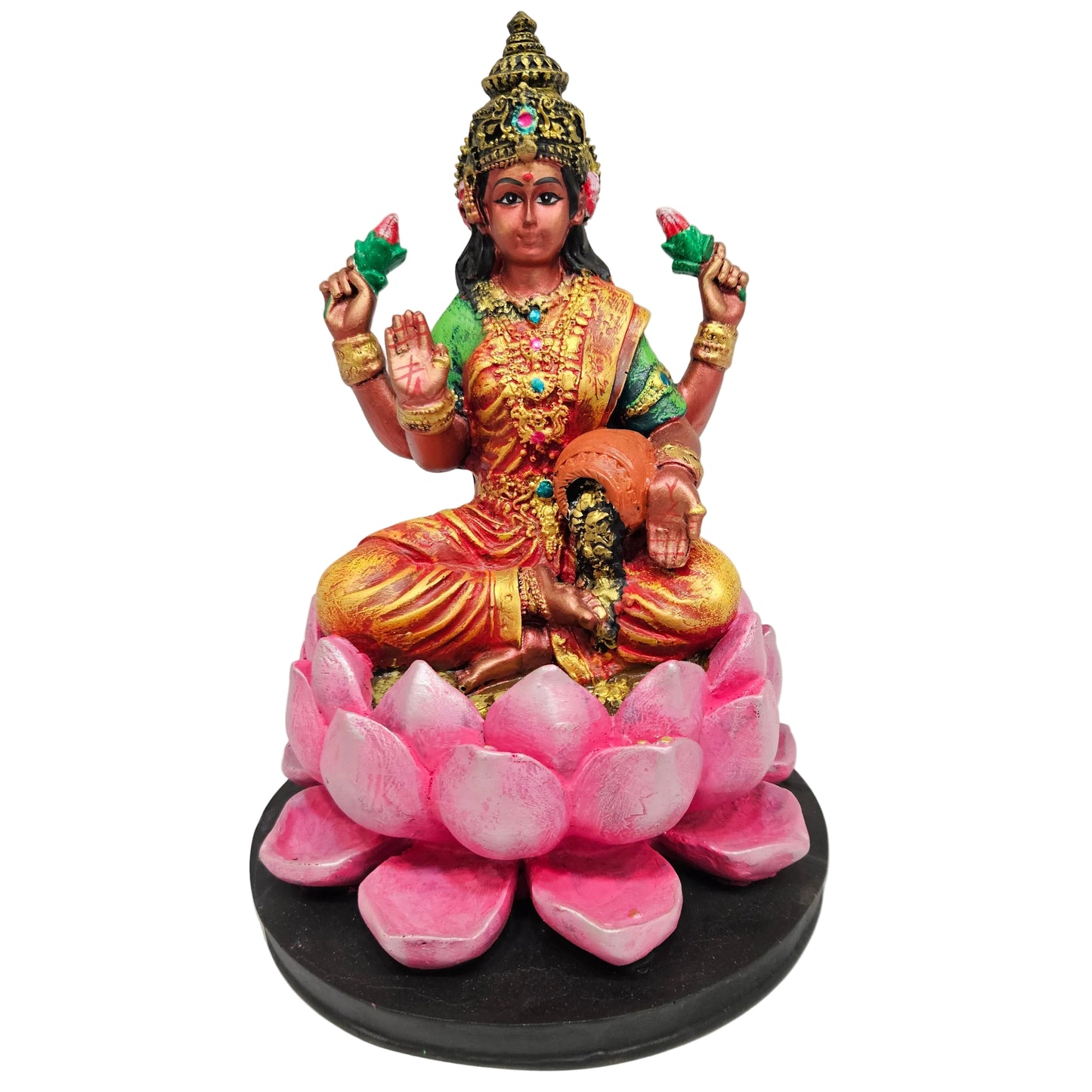 Lakshmi Devi Idol Statue for Home Puja Goddess Laxmi Idols Showpiece for Temple Pooja Room