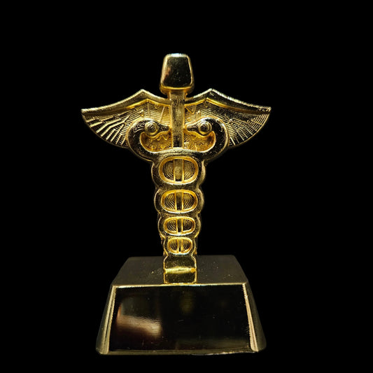 Cadaceus designed paper weight stand for gifting to Doctors,Medical students,Clinics,Hospital events