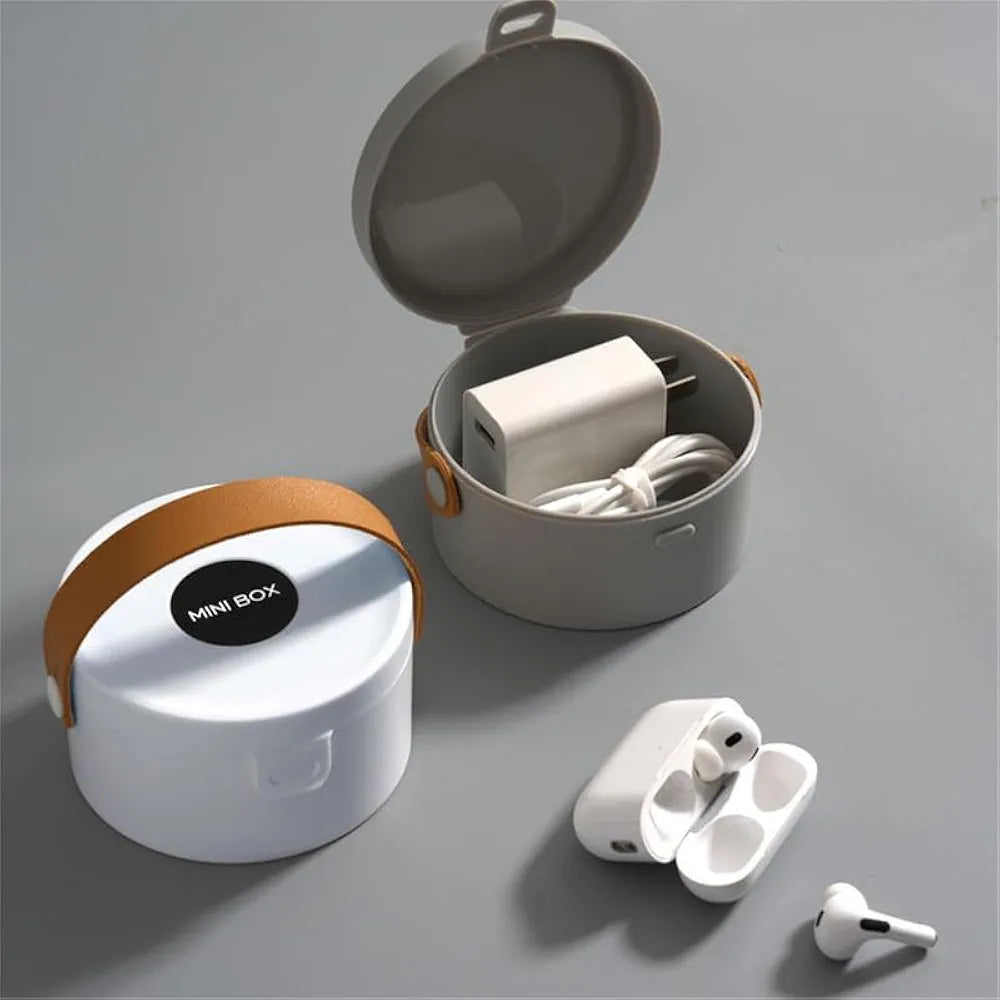 Jewelry Organizer Box with Mirror - Portable Double Layer Jewelry Storage Case for Women Compact Sturdy Jewelry Box for Rings, Necklaces, Earrings Perfect Travel Jewelry Holder