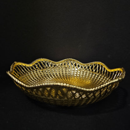 Golden Hamper Basket Vanity Tray Decorative Baskets for Home
