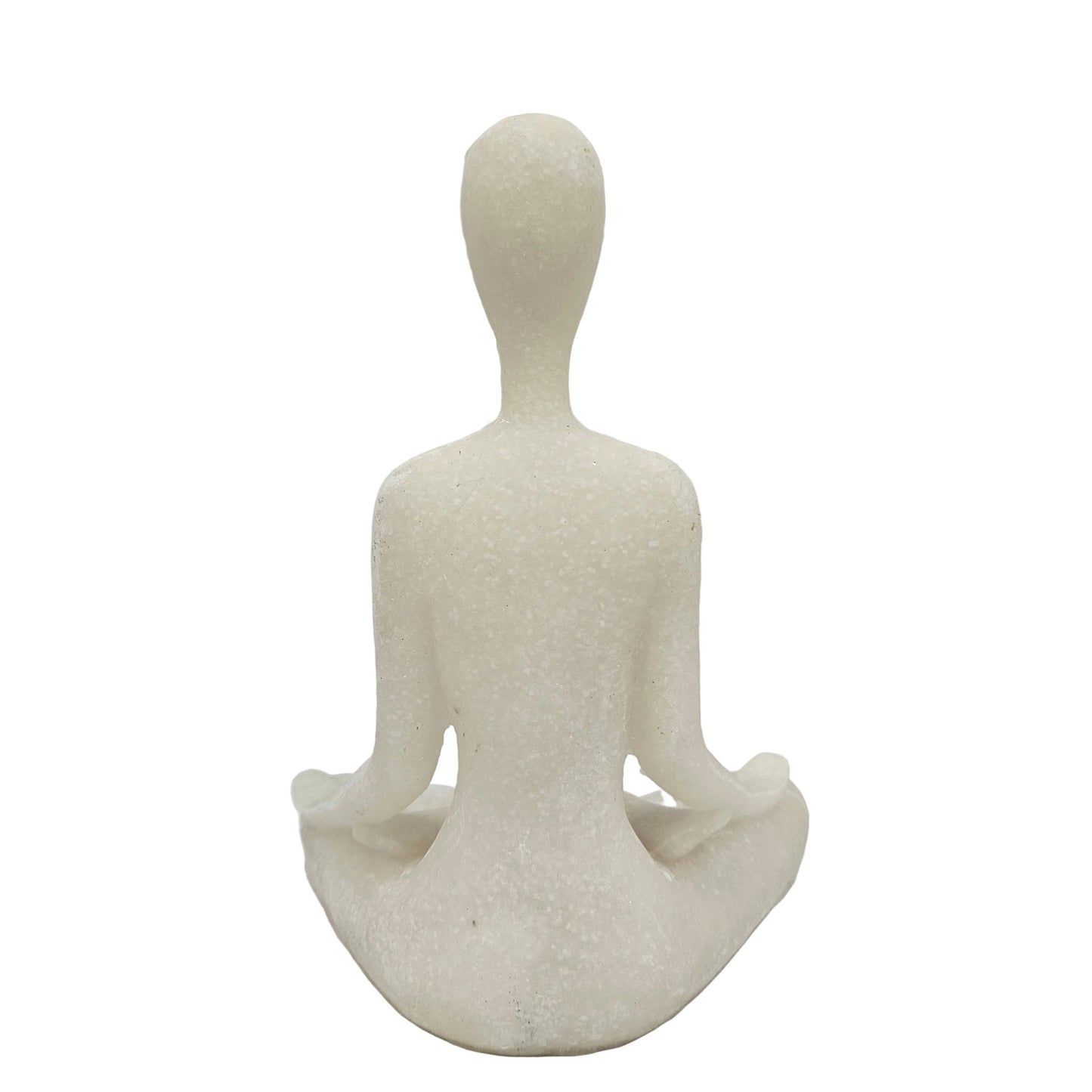 white polyresin meditative yoga figurine is a minimalist home decoration piece