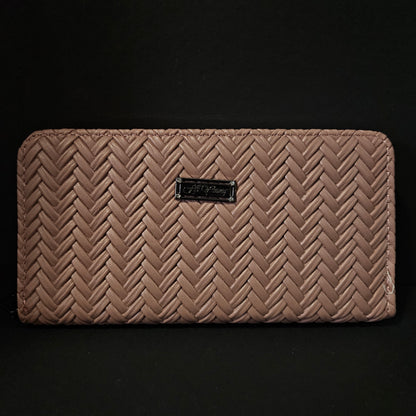 Leather Thin Slim Wallets for Women Wallet for Women with Zipper