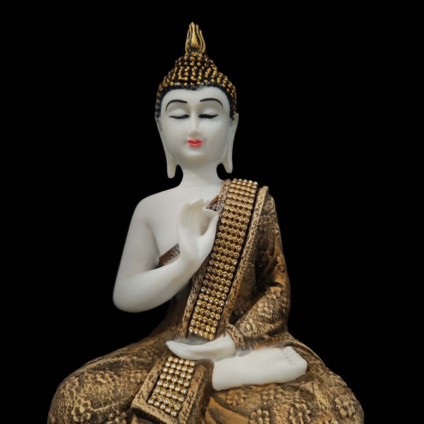 Meditating Blessing Buddha with attractive Statue Figurine Decorative for Home & Office