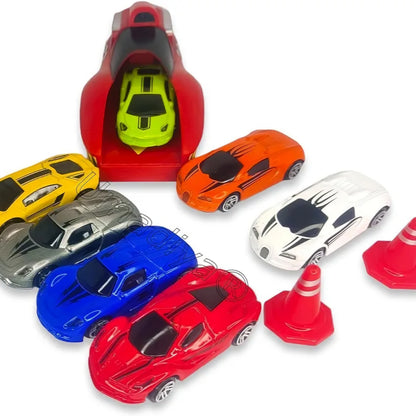 Toy boi unleash the speed launcher metal cars