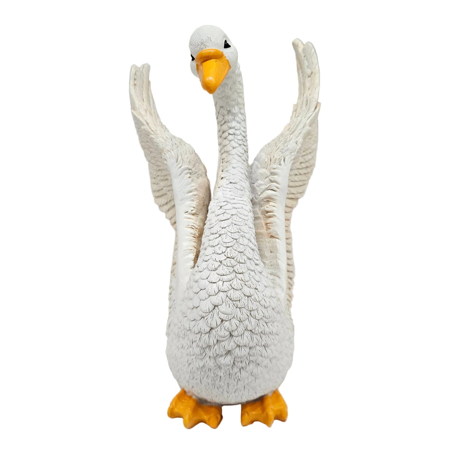 Fiber Resin Swan Idol for Home Decor | Feng Shui Vastu Love & Harmony Symbol | Decorative Bird Showpiece for Living Room Bedroom Table Shelf Gift