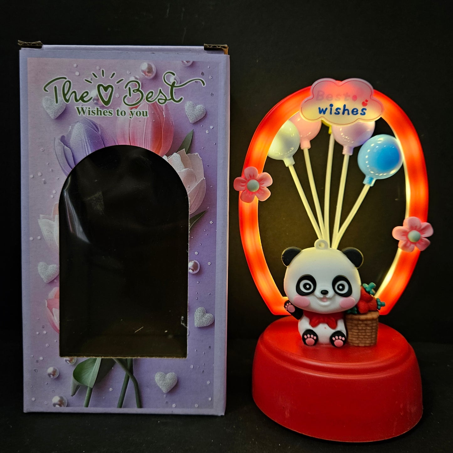 Panda best wishes lighting in a perfect for couple gifting
