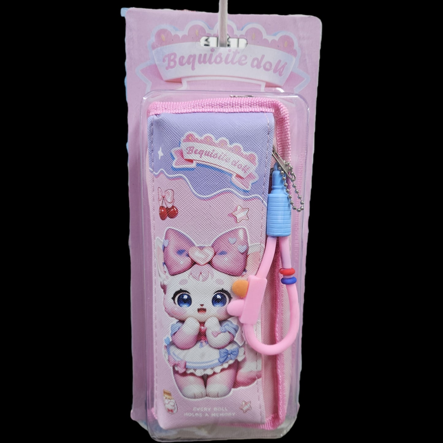 Bequisite doll Cute Multifunctional Stationery Organizer for School, Students, Stationery Pouch, Cosmetic Zip Pouch