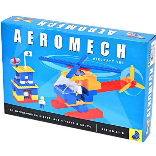 Peacock AEROMECH Aircraft 165 interlocking pieces 4 years & above