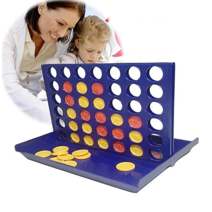 Original Plot 4 Big Board Game Family Game Strategy Game for 2 Players Ages 5 & Up