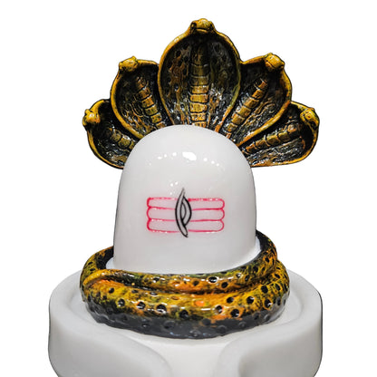Mahadev Shivling Idol Shiv Ling Murti Resin Statue Shiva Lingam Figurine