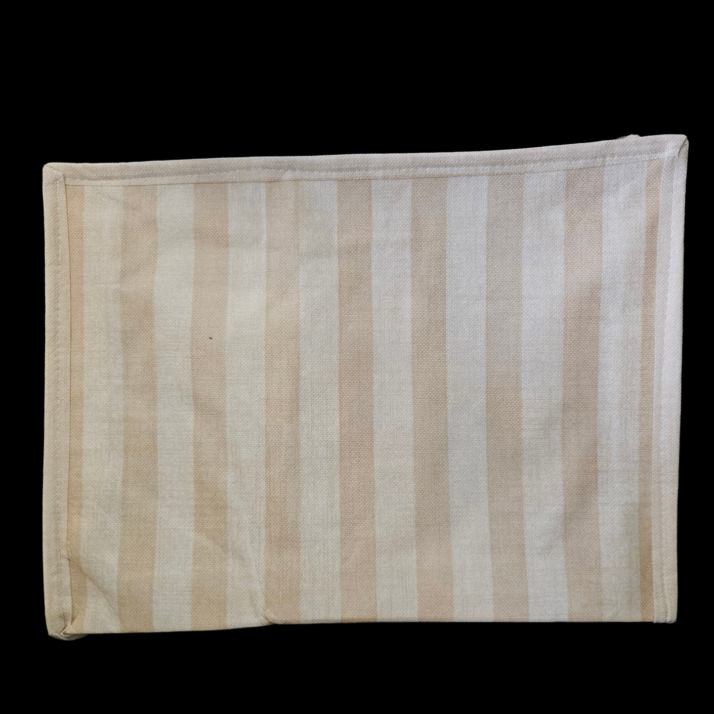 Classy gold finish Transparent Zipper Saree storage bag