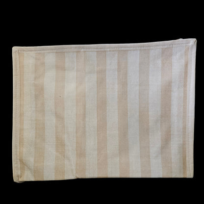 Classy gold finish Transparent Zipper Saree storage bag