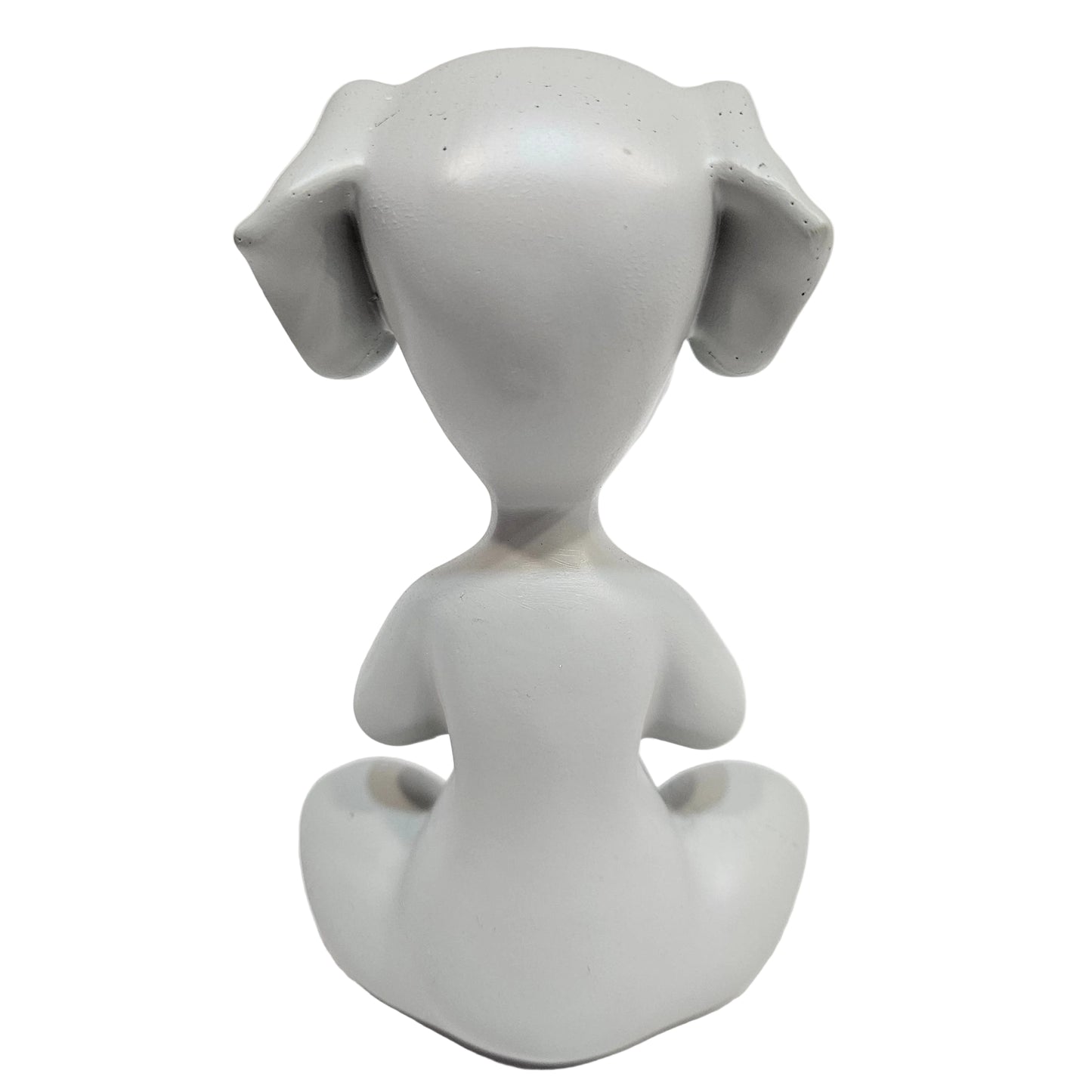 Meditating Buddha Dog Statue,Resin Yoga Dog Figurine, Cute Funny Zen Animal Tabletop Decor for Home and Garden, Tranquility and Peacefulness for Your Fairy Garden
