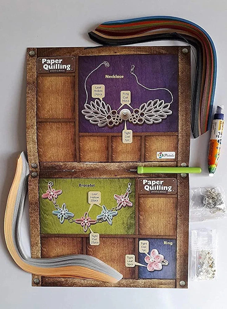 Paper Quilling Kit for Kids Paper Quilling Jewellery Deluxe