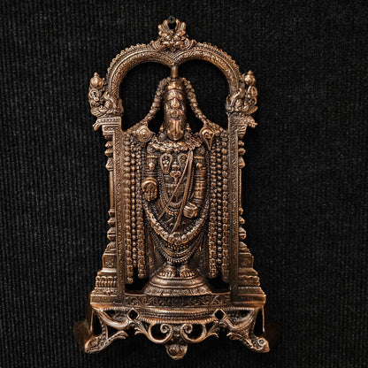 Handicrafted Copper Lord Balaji wall hanging for Home,Office & Pooja Room Decor