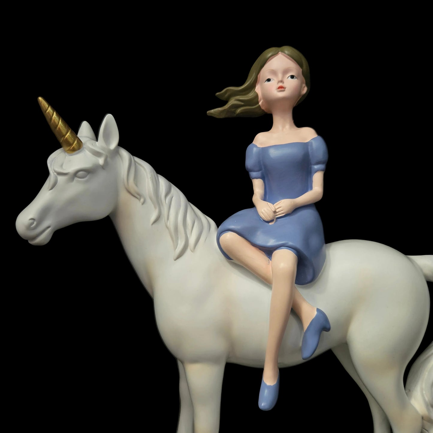 Unicorn Girl Showpiece Figurine For Home Decor