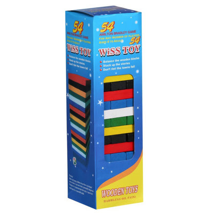 54 Amilton Bradley Game with 54 wood blocks